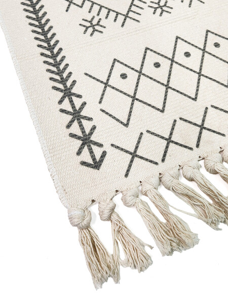 ALFOMBRA COTTON NEGRO