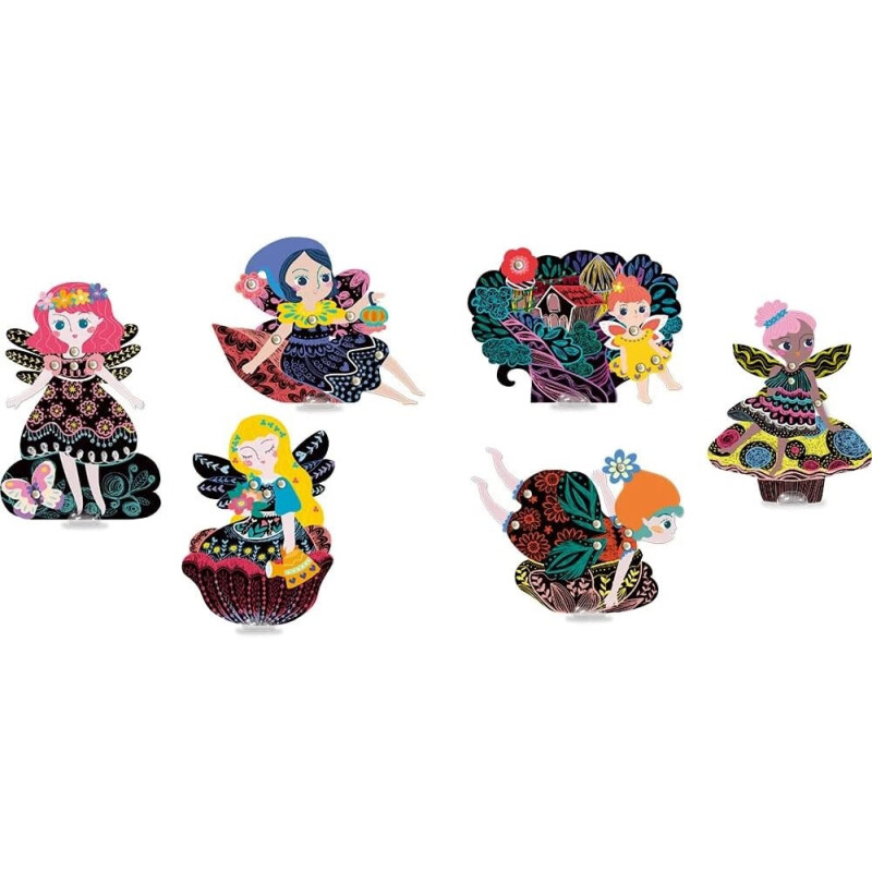 AVENIR - MARIONETAS DE SCRATCH ART - ¡HADAS EN EL JARDÍN! AVENIR - MARIONETAS DE SCRATCH ART - ¡HADAS EN EL JARDÍN!