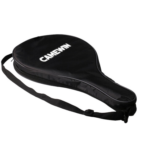 Paleta Padel Carbono Raqueta Profesional + Funda Negro-Blanco