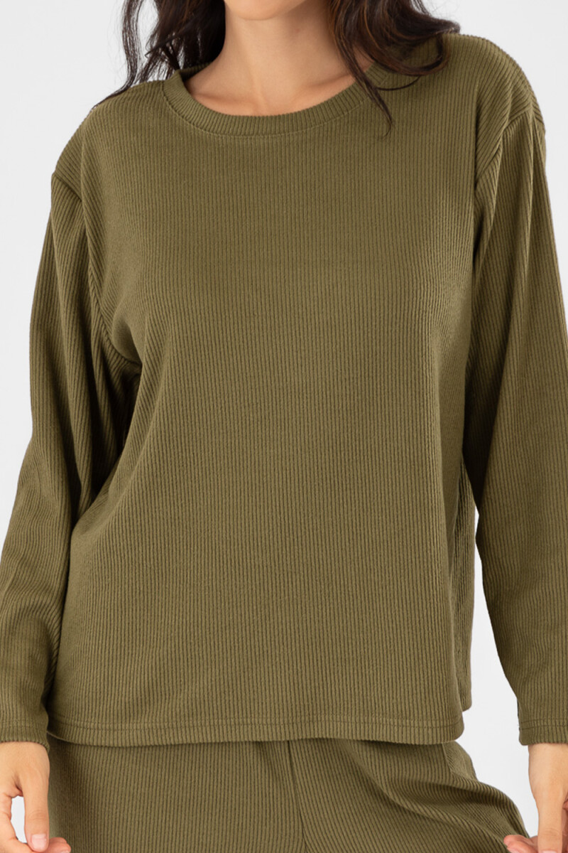 Buzo cosy Verde lago