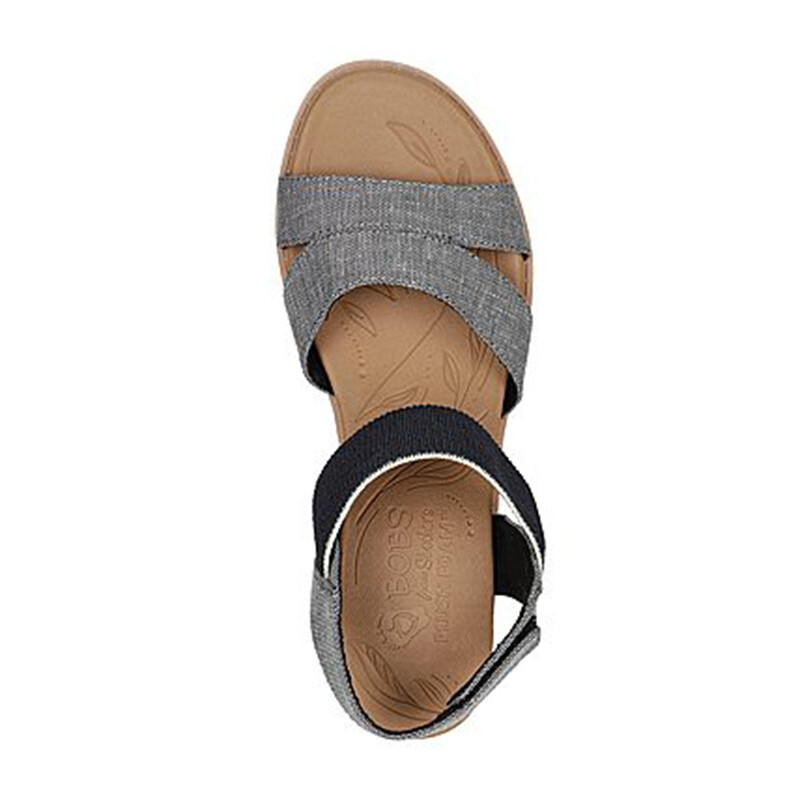 Sandalias Chambray Quarter Strap Negro