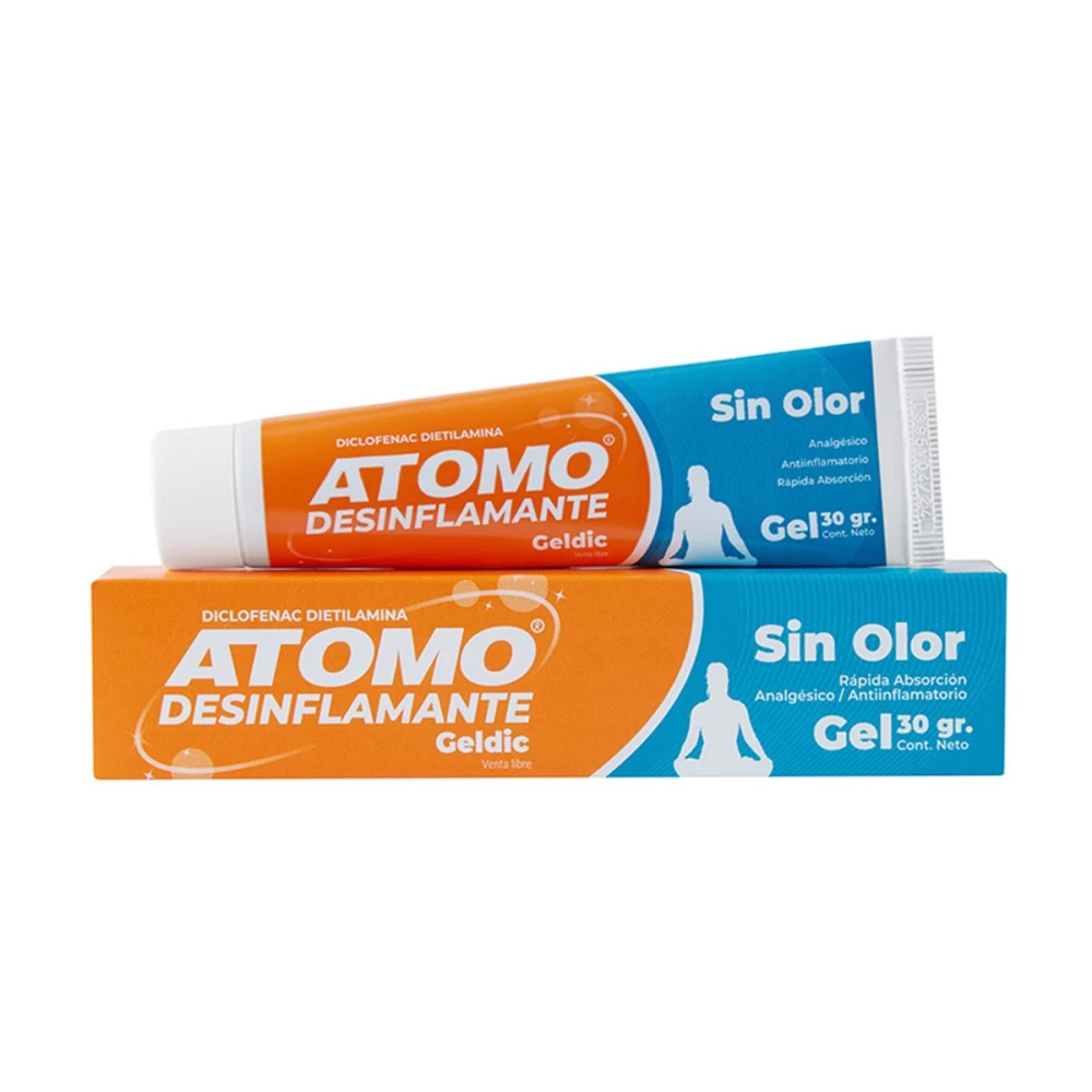 ATOMO DESINFLAMANTE GELDIC CJ X 30 GR.