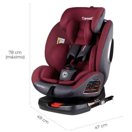 Butaca Carestino Montreal con ISOFIX 360 de 0 a 36kg Rojo