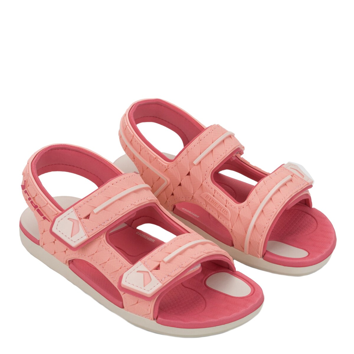 Sandalias Infantiles Rider Line Plus II - Beige - Rosa 
