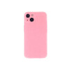 Protector iPhone 15 color rosa con brillos Protector Iphone 15 Color Rosa Con Brillos