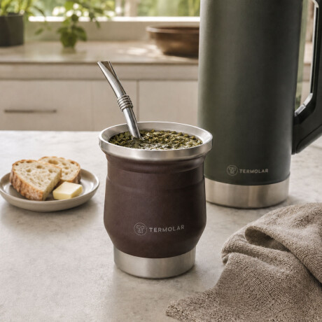Mate Térmico Termolar Tupi de 250Ml Bronce
