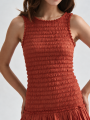 Vestido Kamar Rojo Anaranjado