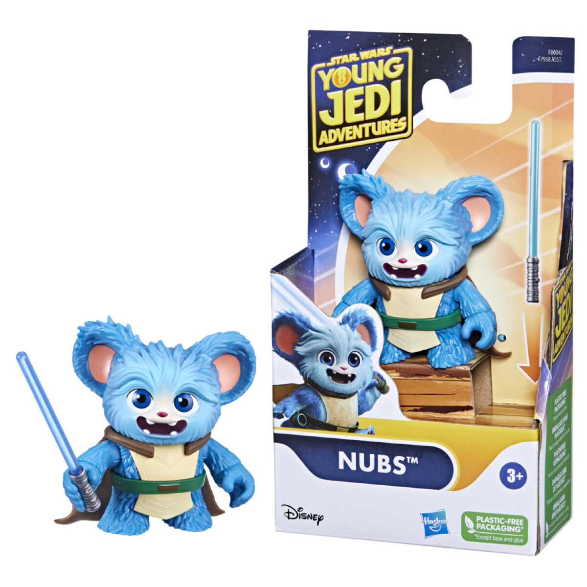 Figura Articulada Star Wars Young Jedi con Accesorios - NUBS 