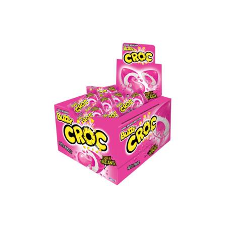 CHICLE BUZZY CROC X40 (TIPO POOSH)CONFITADO TUTTI FRUTI