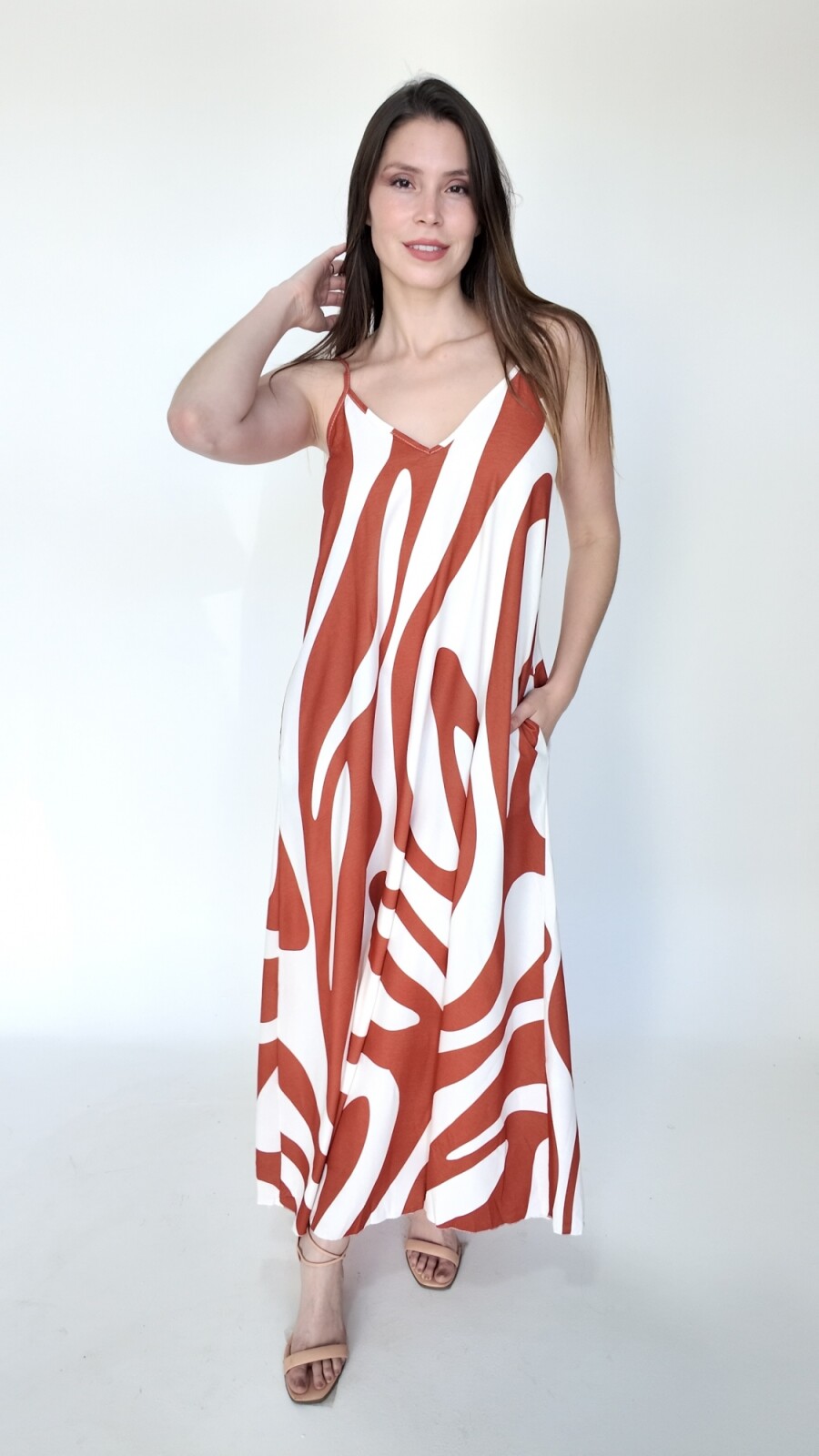 Vestido Vialuna Naranja