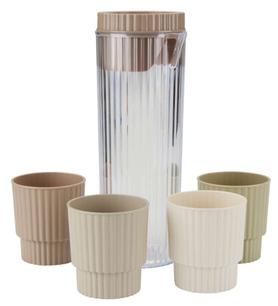 Jarra Bris 1.1 L - Con 4 Vasos 