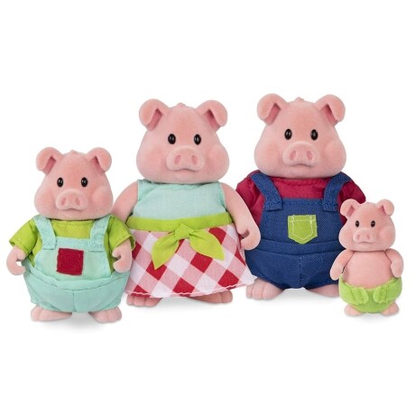 Familia de animales coleccionables Cerditos