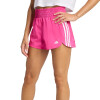 Short Adidas Training Pacer WVN High Mujer Fucsia / Blanco Fucsia-Blanco