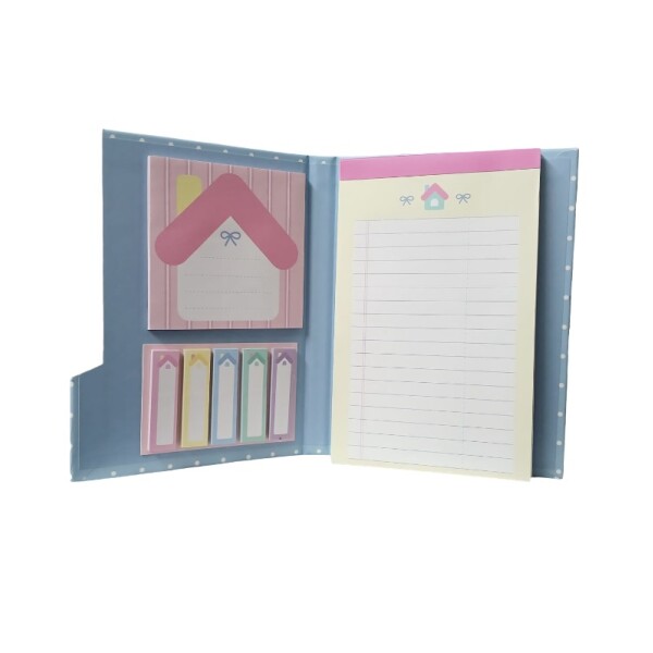 Notas adhesivas botones rosa
