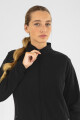 Campera polar mujer black Negro