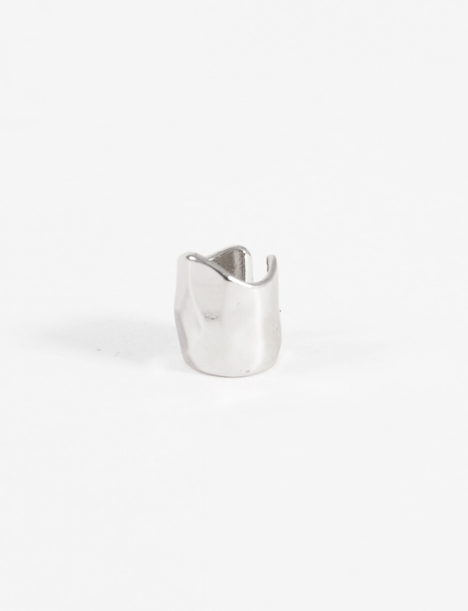 Earcuff caravana bold - plateado 