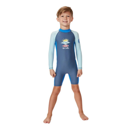 Lycra Rip Curl Cosmic Upf L/S Spring SuitBoy Azul