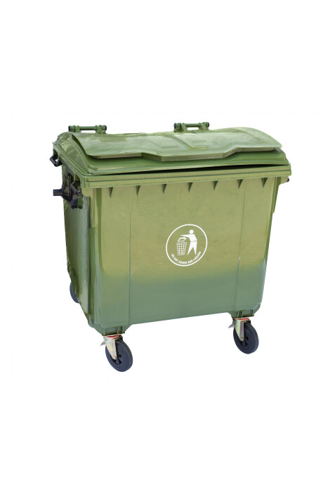 Contenedor De Residuos Verde - 1100 Litros Contenedor De Residuos Verde - 1100 Litros