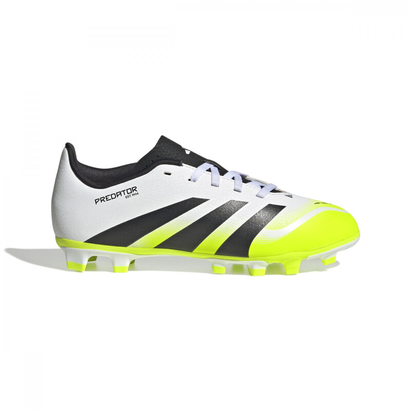 Championes Futbol Cancha ADIDAS PREDATOR de Niños - JH8868 Blanco-fluor