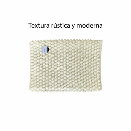 Alfombra Estilo Buclé Decorativa Interior Suave Moderna Natural