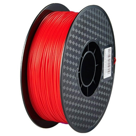 Filamento 3D PETG 1.75mm 1 Kg Para Impresora 3D Rojo
