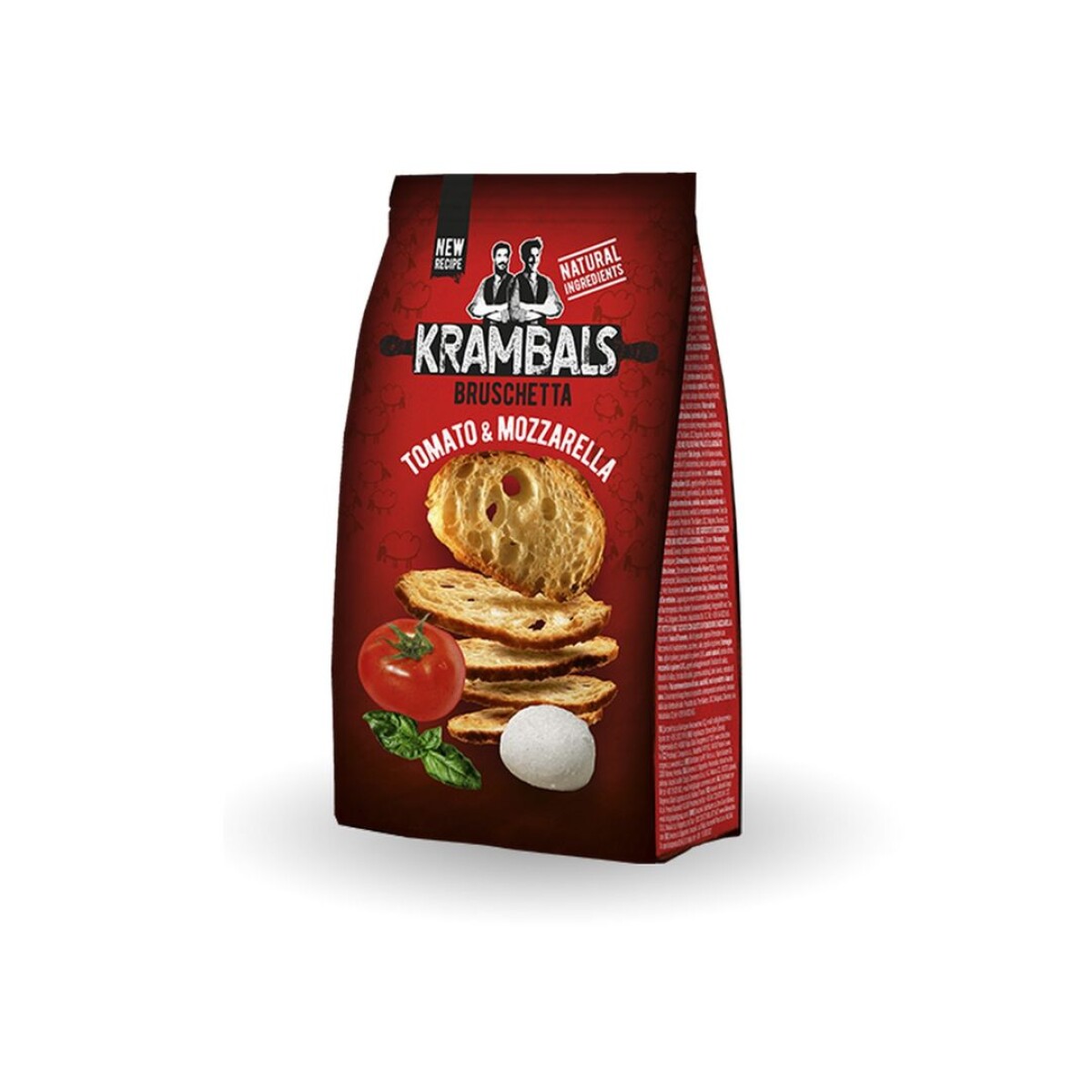 TOSTADAS KRAMBALS 140GRS TOMATE- MOZZARELLA 