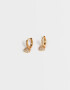 Aros Argollas Con cubic zirconia Argollas Con Cubic Zirconia - Dorado
