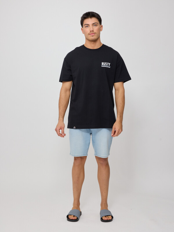 T-SHIRT RAEL RUSTY Negro