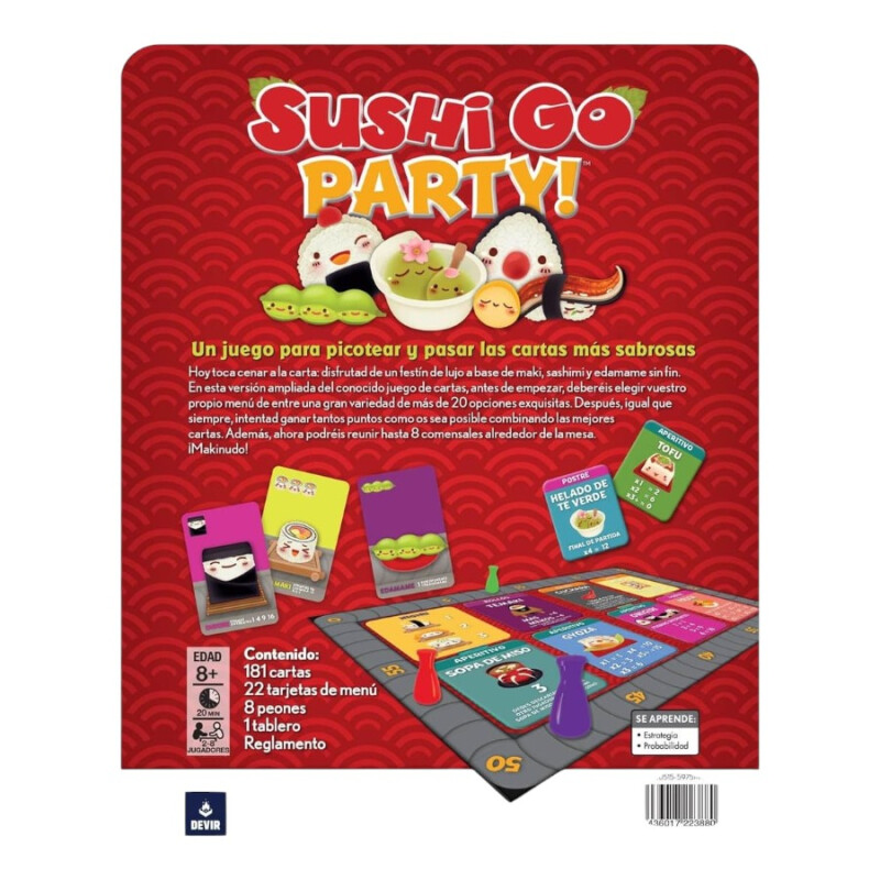 Juego De Mesa Sushi Go Party! Juego De Mesa Sushi Go Party!