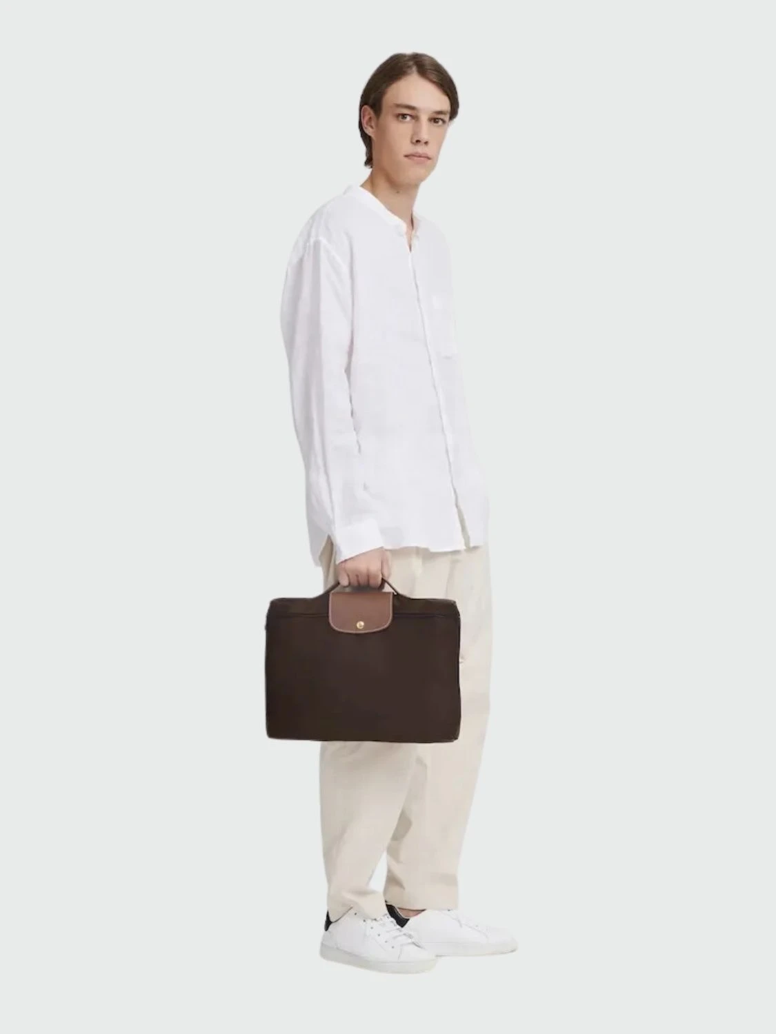 Longchamp -Maletín plegable de nylon, Le pliage Marrón