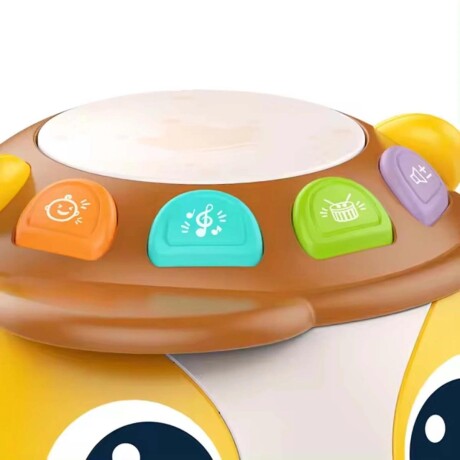 Tambor Balancín Musical Huanger con Luz Sonidos MARRON