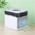 Aire Acondicionado Portatil Usb Enfriador Base Agua Hielo Variante Color Blanco