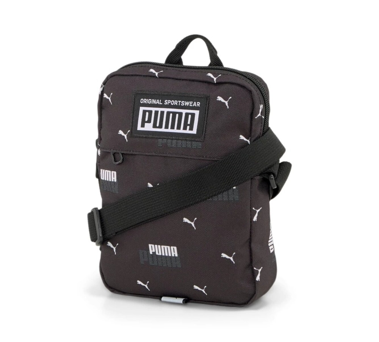 Cartera Puma Bandolera Academy Puma - Negro - Blanco 