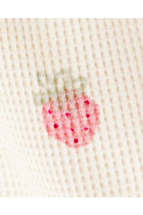 Short de algodón térmico, diseño frutillas Short de algodón térmico, diseño frutillas