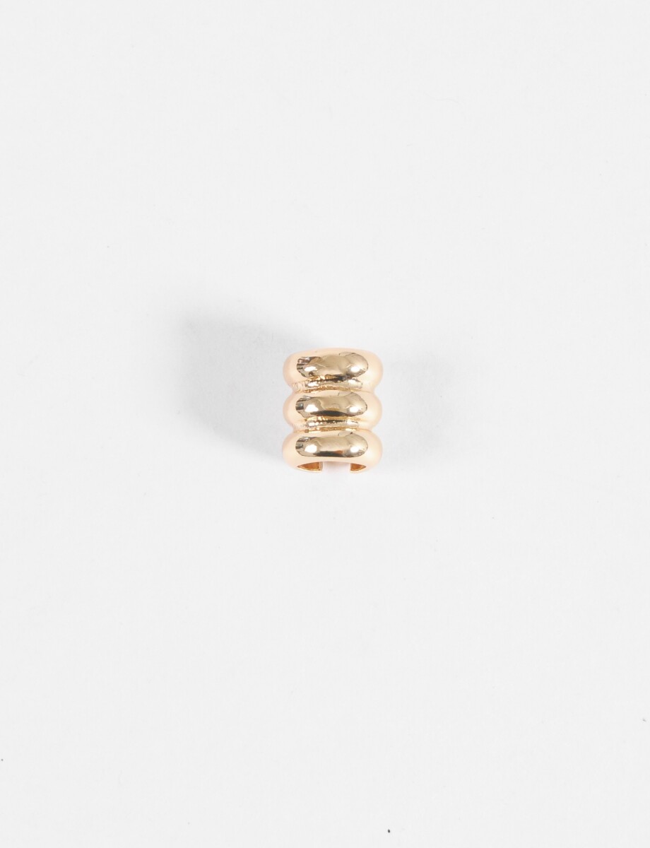 Earcuff wavy - dorado 