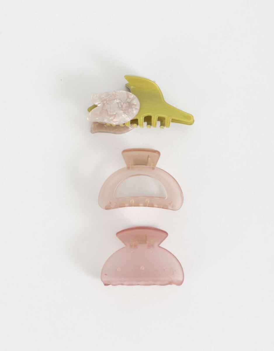 Set De Broches - Combinacion Bicolor 