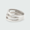 Anillo MOON triple de plata 925 con brillantes Anillo MOON triple de plata 925 con brillantes