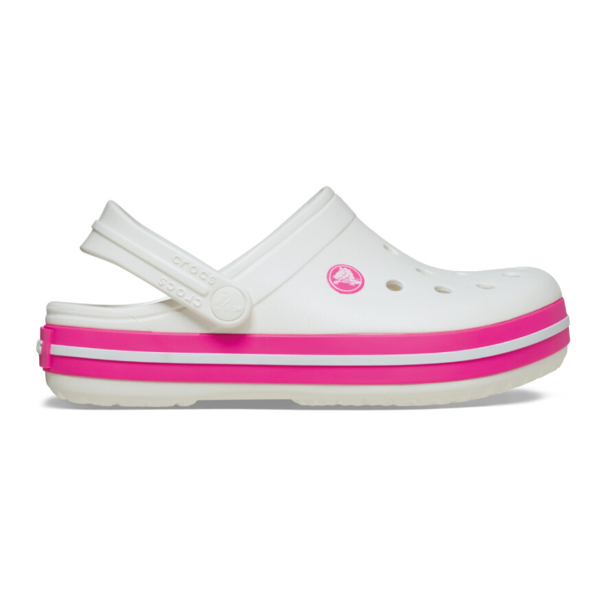 Crocs Crocband Clog T - Niños 1 a 5 años White/pink Crush