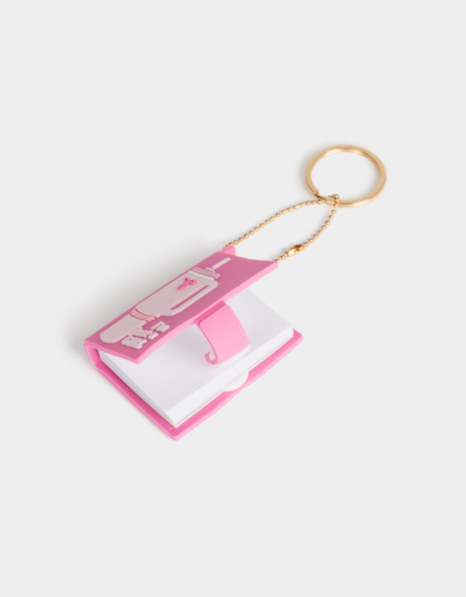 Llavero Llavero Y Charm De Libreta "in My Romance Era" - Fucsia Medio