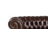 Sillón 100% Cuero - 2 Cuerpos - Chesterfield Caramelo