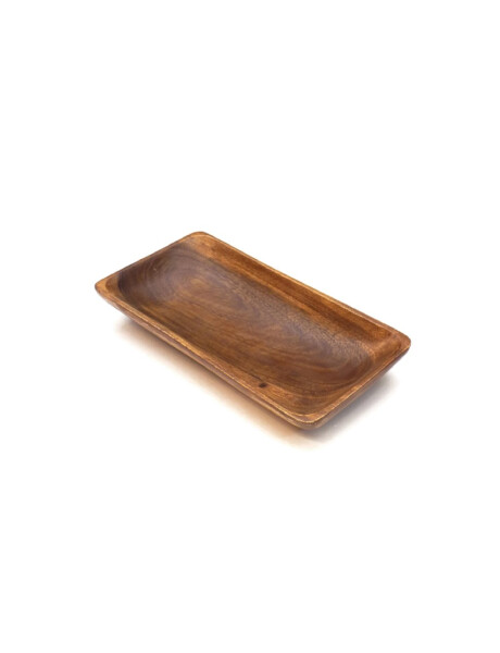 BANDEJA RECTANGULAR MADERA 30.4X15X4CM BANDEJA RECTANGULAR MADERA 30.4X15X4CM