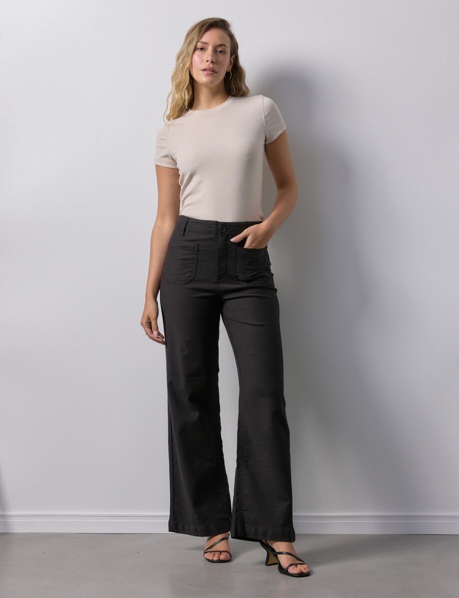Jean Wide Leg - Negro 