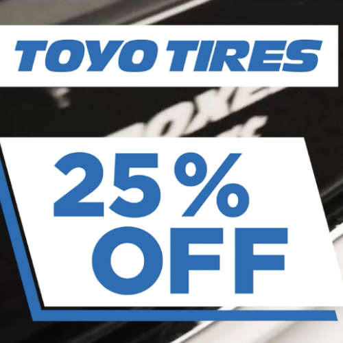 Campaña 25% OFF TOYO