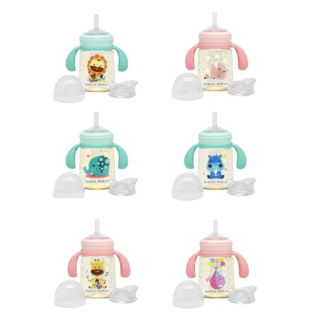 Combo Infantil Cepillo Beter + Vaso Marcus 180ml Celeste