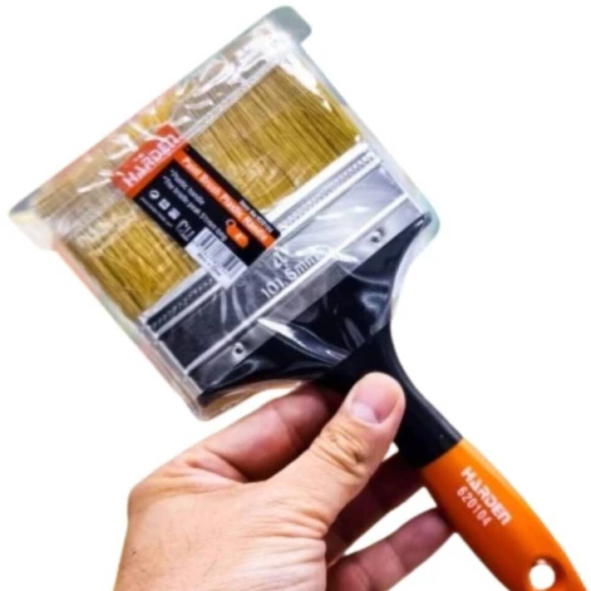 PINCEL CERDA BLANCA MANGO PLASTICO 4 HARDEN ++ - N/a 