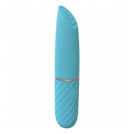 Vibrador Clitoriano Beso Tipo Lápiz Labial Loveline Azul
