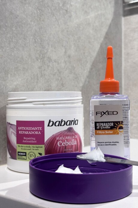 Pack Hidratación: Mascarilla de cebolla + Reparador de puntas x 60ml Pack Hidratación: Mascarilla de cebolla + Reparador de puntas x 60ml