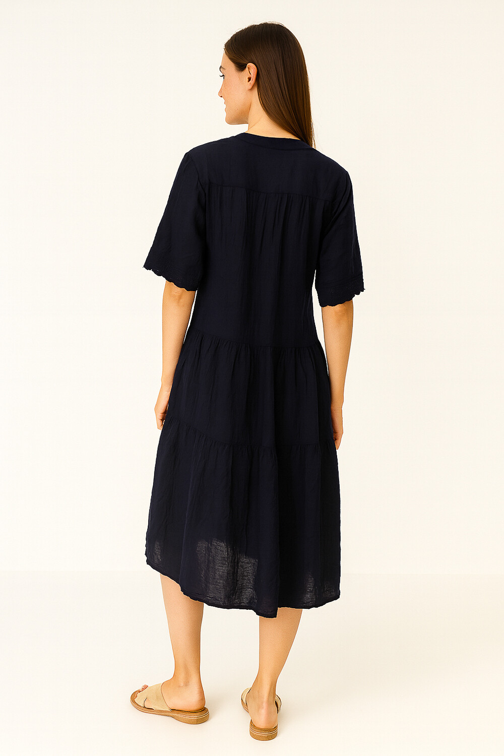 Vestido Bandu Azul Noche