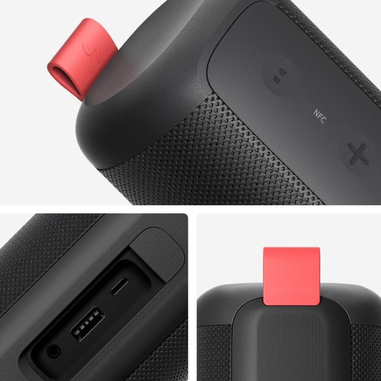 Parlante Bluetooth Havit E30 30W con NFC y TWS Rojo