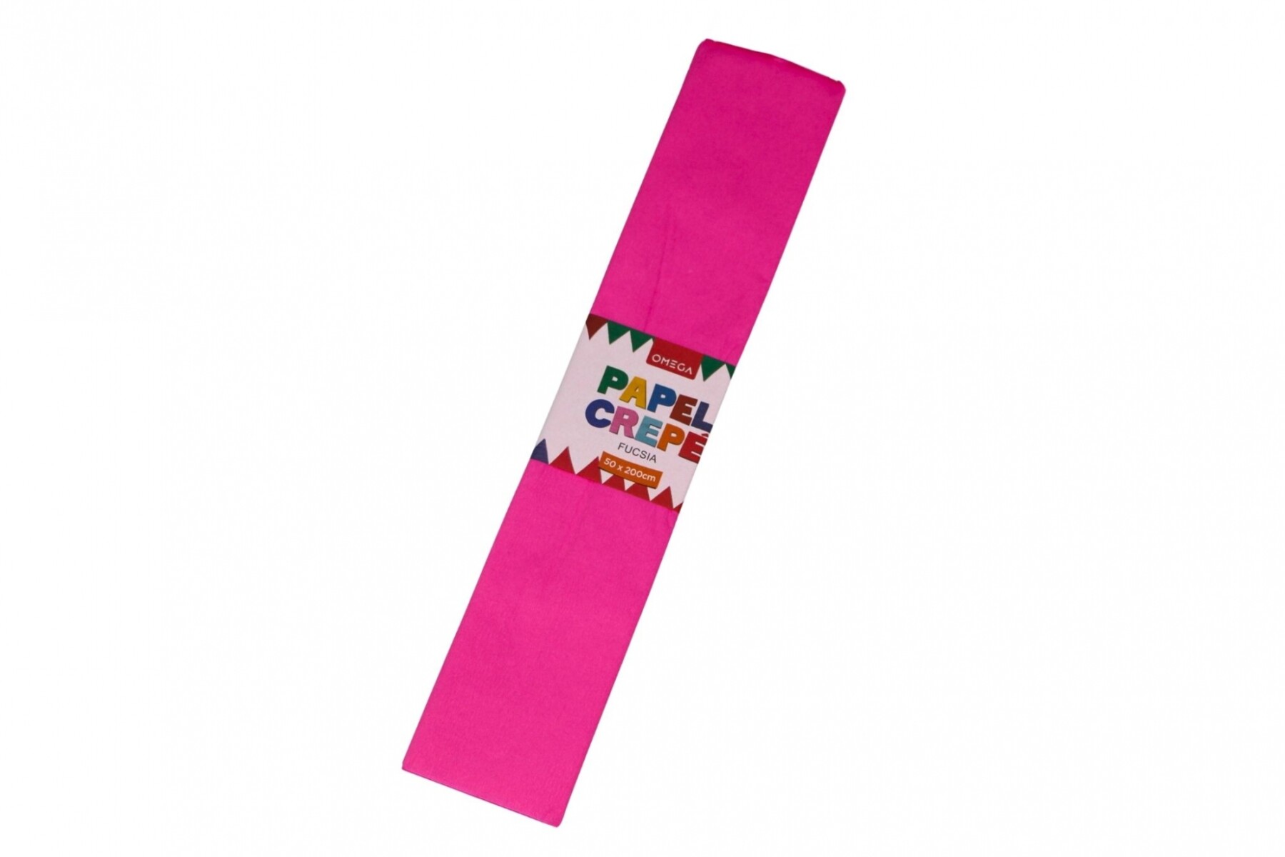 PAPEL CREPE 2MTS.X0.50 - COLOR FUCSIA 
